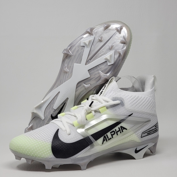 Nike Alpha Menace 4 Elite Men\'s Football Cleats White FD7036-100 Size 11 New main image 7